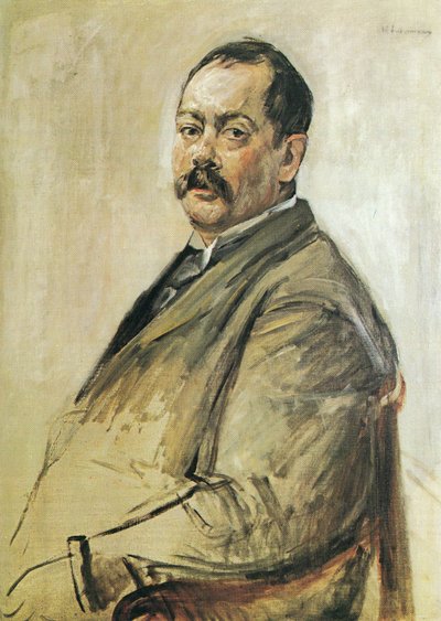 Bildnis des Malers Lovis Corinth von Max Liebermann